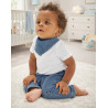 BZ55 - Babybugz - Bavoir Rocks Bandana bébéBZ55 - Babybugz - Bavoir Bandana DenimBABYBUGZ
